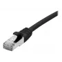 EXERTIS CONNECT 858482 Cat 6A S/FTP Patchkabel, 0,3 m, Schwarz, Slim Boot