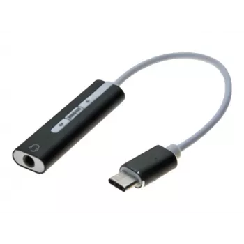 Exertis Connect USB-C auf 3,5 mm Audio-Adapter - 24-Pin USB-C Stecker auf Stereo-Mini-Klinkenbuchse (921555)