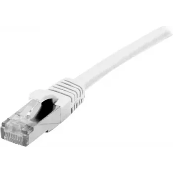 EXERTIS CONNECT 858502 Cat 6A S/FTP Patchkabel, 2 m, Weiß, Slim Boot