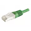 EXERTIS CONNECT Cat.6a F/UTP Patchkabel, 0,15 m, Grün, 10 Gbps 859545