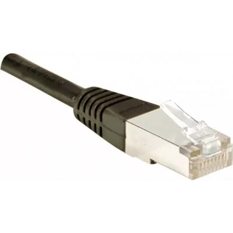 Exertis Connect 857110 Cat5e F/UTP Netzwerk-Patchkabel, 0,15 m, Schwarz