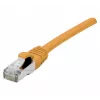 EXERTIS CONNECT 858529 Cat 6A S/FTP Patchkabel, 0,15 m, Orange, Slim Boot