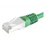 EXERTIS CONNECT 859550 Cat.6a F/UTP Patchkabel, 2 m, grün, 10 Gbps, Slim Boot