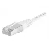 EXERTIS CONNECT Cat.6a F/UTP Patchkabel, Weiß, 20 m, 10 Gbps, Slim Snagless Boot 859586