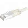 EXERTIS CONNECT 857700 Cat.6A S/FTP Patchkabel, 0,5 m, Grau, Slim Boot