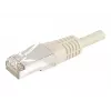 EXERTIS CONNECT 859507 Cat.6a F/UTP Patchkabel, 5 m, grau, 10 Gbps, Slim Boot