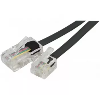 EXERTIS CONNECT Telefonkabel, Schwarz, 2,0 m (EXC911735)