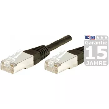 EXERTIS CONNECT Cat.6 F/UTP Patchkabel, 1,5m, Schwarz, Slim Snagless Boot 857943