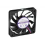 Exertis Connect Evercool 60 mm Gehäuselüfter – Langlebiges, geschmiertes Gleitlager, 3-Pin DC, Schwarz 910179