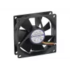 Exertis Connect Evercool 80 mm Gehäuselüfter – Gleitlager, 2000 U/min, 26,5 CFM, Schwarz 910184