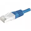 EXERTIS CONNECT Cat.6A S/FTP Patchkabel, 1m, Blau 858316