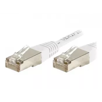EXERTIS CONNECT Cat.6 S/FTP Patchkabel, PiMF, Weiß, 0,15 m 856815