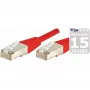 EXERTIS CONNECT 859538 Cat.6a F/UTP Patchkabel, 7,5 m, Rot, 10 Gbps, Slim Boot