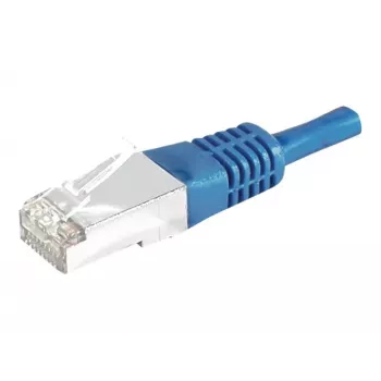 EXERTIS CONNECT Cat.6A S/FTP Patchkabel, 1,5m, Blau 858317