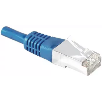 EXERTIS CONNECT Cat.6A S/FTP Patchkabel, 5m, Blau, Slim Bend Protection 858320
