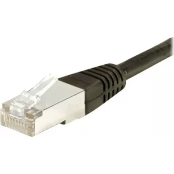 EXERTIS CONNECT Cat6 S/FTP Patchkabel, 0,15m, Schwarz 856816