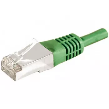 EXERTIS CONNECT Cat.6a F/UTP Patchkabel, 5m, Grün, 10Gbps, Slim Snagless 859552