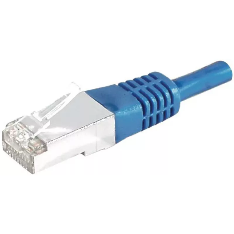 EXERTIS CONNECT Cat.6A S/FTP Patchkabel, 7,5 m, Blau 858321