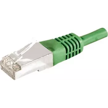EXERTIS CONNECT 859553 Cat.6a F/UTP Patchkabel, 7,5 m, grün, 10 Gbps, Slim Boot