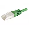 EXERTIS CONNECT 859553 Cat.6a F/UTP Patchkabel, 7,5 m, grün, 10 Gbps, Slim Boot