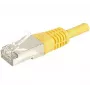 EXERTIS CONNECT 859560 Cat.6a F/UTP Patchkabel, 0,15 m, Gelb, 10 Gbps, Slim Boot