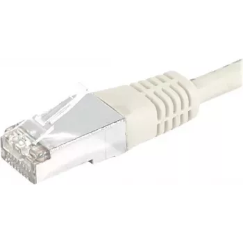 EXERTIS CONNECT Cat6 S/FTP Patchkabel, PiMF, grau, 0,5 m, Slim Snagless 856828