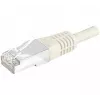 EXERTIS CONNECT Cat6 S/FTP Patchkabel, PiMF, grau, 0,5 m, Slim Snagless 856828
