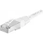 EXERTIS CONNECT Cat.6a F/UTP Patchkabel, 3 m, Weiß, 10 Gbps, RJ45, Slim Snagless 859581