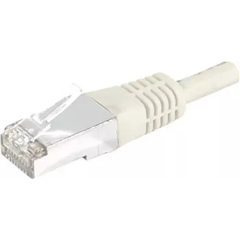 EXERTIS CONNECT 856873 Cat6 F/FTP Netzwerk-Patchkabel, 3 m, Weiß