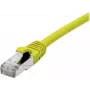 EXERTIS CONNECT S/FTP Cat 6A Patchkabel, Gelb, 0,15 m, Slim Snagless Boot 858417