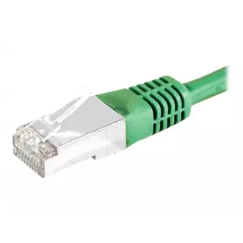 EXERTIS CONNECT Cat.6 S/FTP PiMF Patchkabel, RJ45, Grün, 3 m 856875