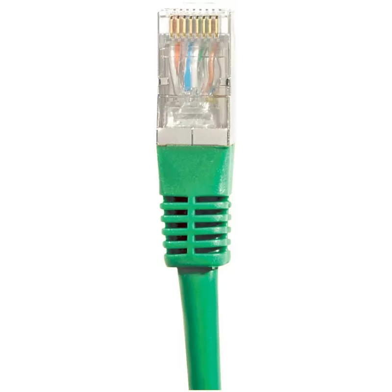 EXERTIS CONNECT Cat.6 S/FTP PiMF Patchkabel, RJ45, Grün, 3 m 856875