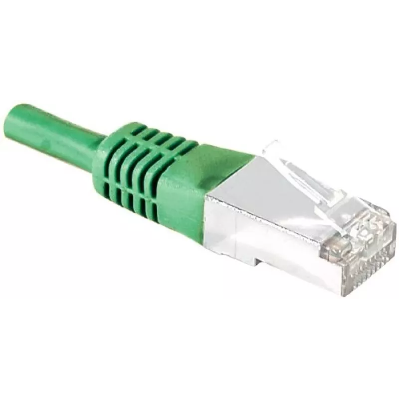 EXERTIS CONNECT Cat.6 S/FTP PiMF Patchkabel, RJ45, Grün, 3 m 856875