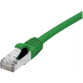 EXERTIS CONNECT Cat 6A S/FTP Patchkabel, 1,5 m, Grün, Slim Snagless 858437