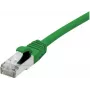 EXERTIS CONNECT Cat 6A S/FTP Patchkabel, 1,5 m, Grün, Slim Snagless 858437
