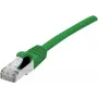 EXERTIS CONNECT 858438 Cat 6A S/FTP Patchkabel, 2 m, grün, Slim Boot