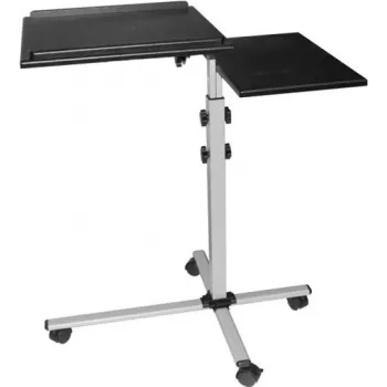 EXERTIS CONNECT Mobiler Multifunktionstisch auf Rollen, 1000 x 500 mm, Schwarz (965033)
