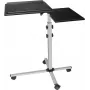 EXERTIS CONNECT Mobiler Multifunktionstisch auf Rollen, 1000 x 500 mm, Schwarz (965033)