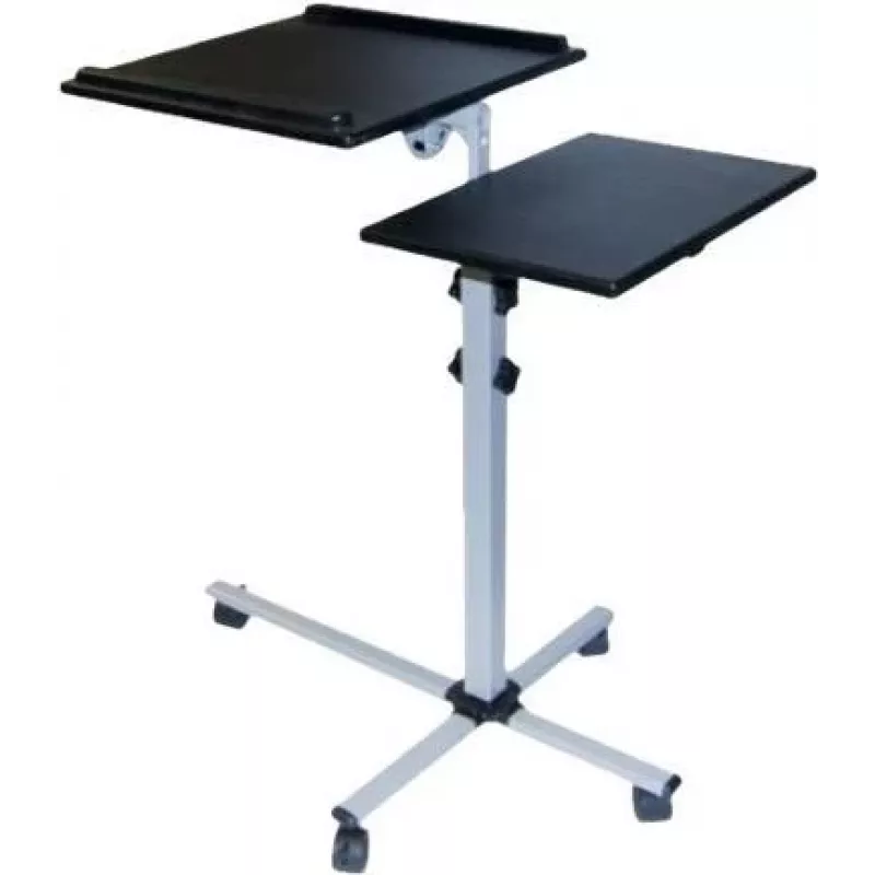 EXERTIS CONNECT Mobiler Multifunktionstisch auf Rollen, 1000 x 500 mm, Schwarz (965033)