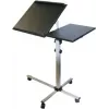 EXERTIS CONNECT Mobiler Multifunktionstisch auf Rollen, 1000 x 500 mm, Schwarz (965033)