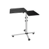 EXERTIS CONNECT Mobiler Multifunktionstisch auf Rollen, 1000 x 500 mm, Schwarz (965033)