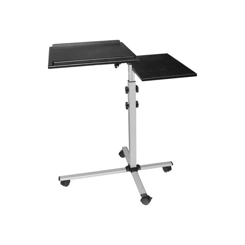 EXERTIS CONNECT Mobiler Multifunktionstisch auf Rollen, 1000 x 500 mm, Schwarz (965033)