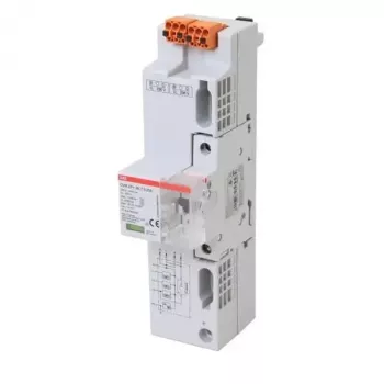 ABB OVRZP+3N12.5-255MCB6 Kombinierter Überspannungsschutz Typ 1+2, 3P+N, 255 V, 12,5 kA, mit integriertem MCB 2CTB815799R3100