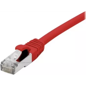 EXERTIS CONNECT Cat 6A S/FTP Patchkabel, Rot, 0,5 m, Slim Snagless Boot 858467