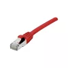EXERTIS CONNECT Cat 6A S/FTP Patchkabel, Rot, 0,5 m, Slim Snagless Boot 858467