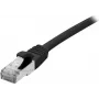 EXERTIS CONNECT Cat6a SFTP Patchkabel RJ45 10m LSZH Schwarz 858490