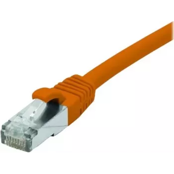 EXERTIS CONNECT Cat 6A S/FTP Patchkabel, 1,0 m, Orange, Slim Strain Relief 858532