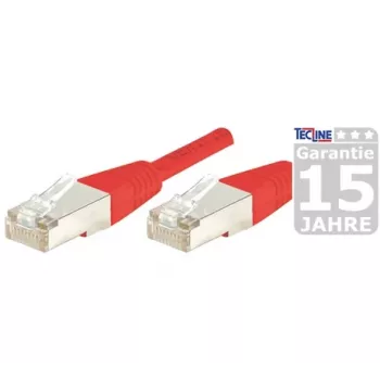 EXERTIS CONNECT Cat.6A S/FTP Patchkabel, 10 m, Rot 858308