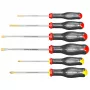 Facom PROTWIST 6-teiliges Schlitz- und Kreuzschlitz-Schraubendreher-Set ATP.J6PB