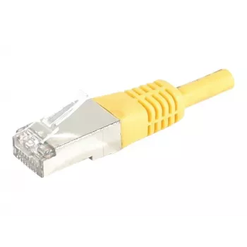 EXERTIS CONNECT 858336 Cat.6A S/FTP Patchkabel, 7,5 m, gelb, Slim Boot